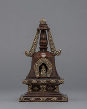 Copper Buddhist Stupa