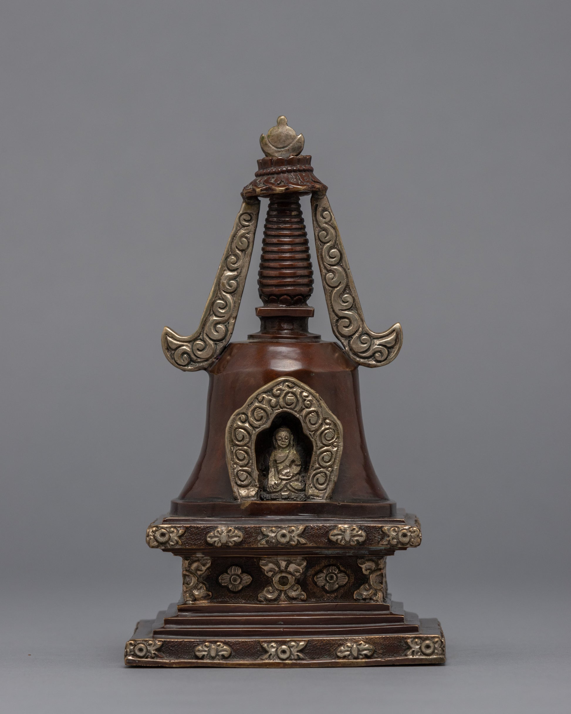 Copper Buddhist Stupa