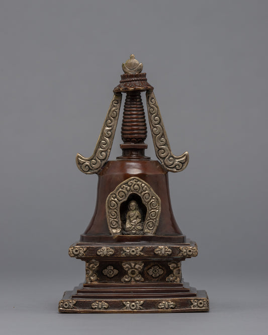 Copper Buddhist Stupa