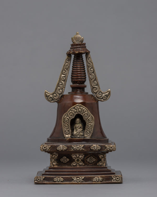 Copper Buddhist Stupa