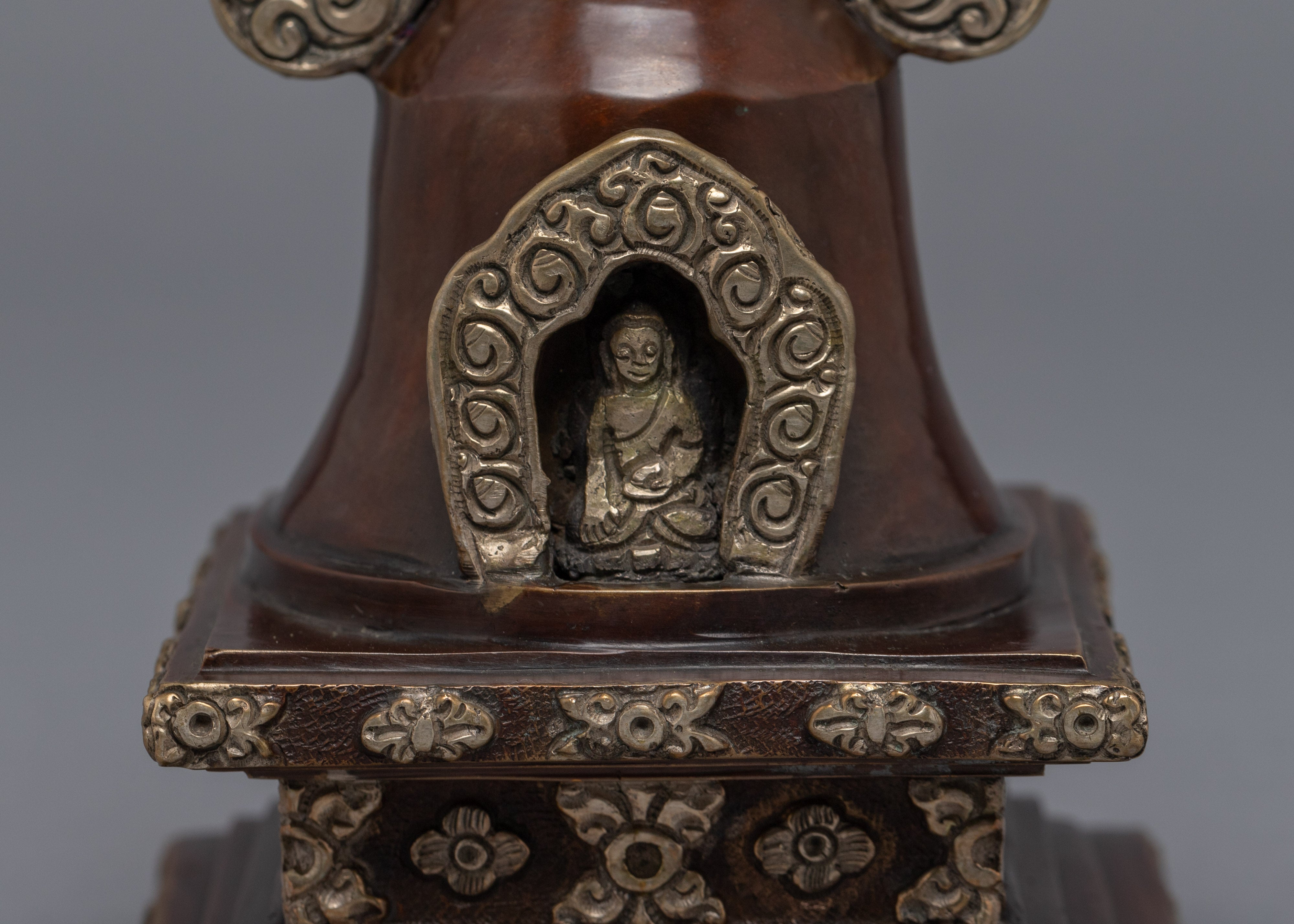 Copper Buddhist Stupa | Home Decor Stupa