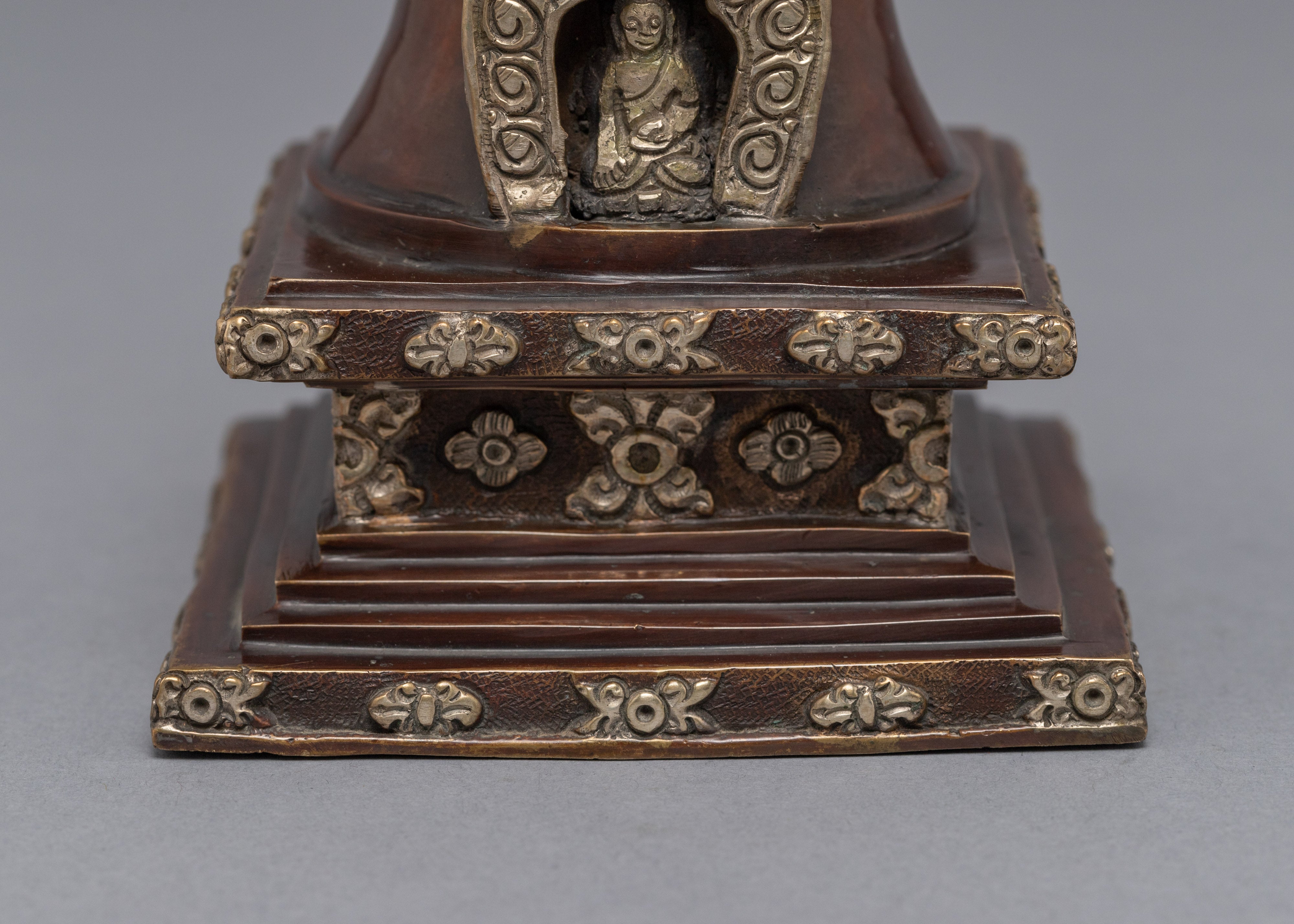 Copper Buddhist Stupa | Home Decor Stupa