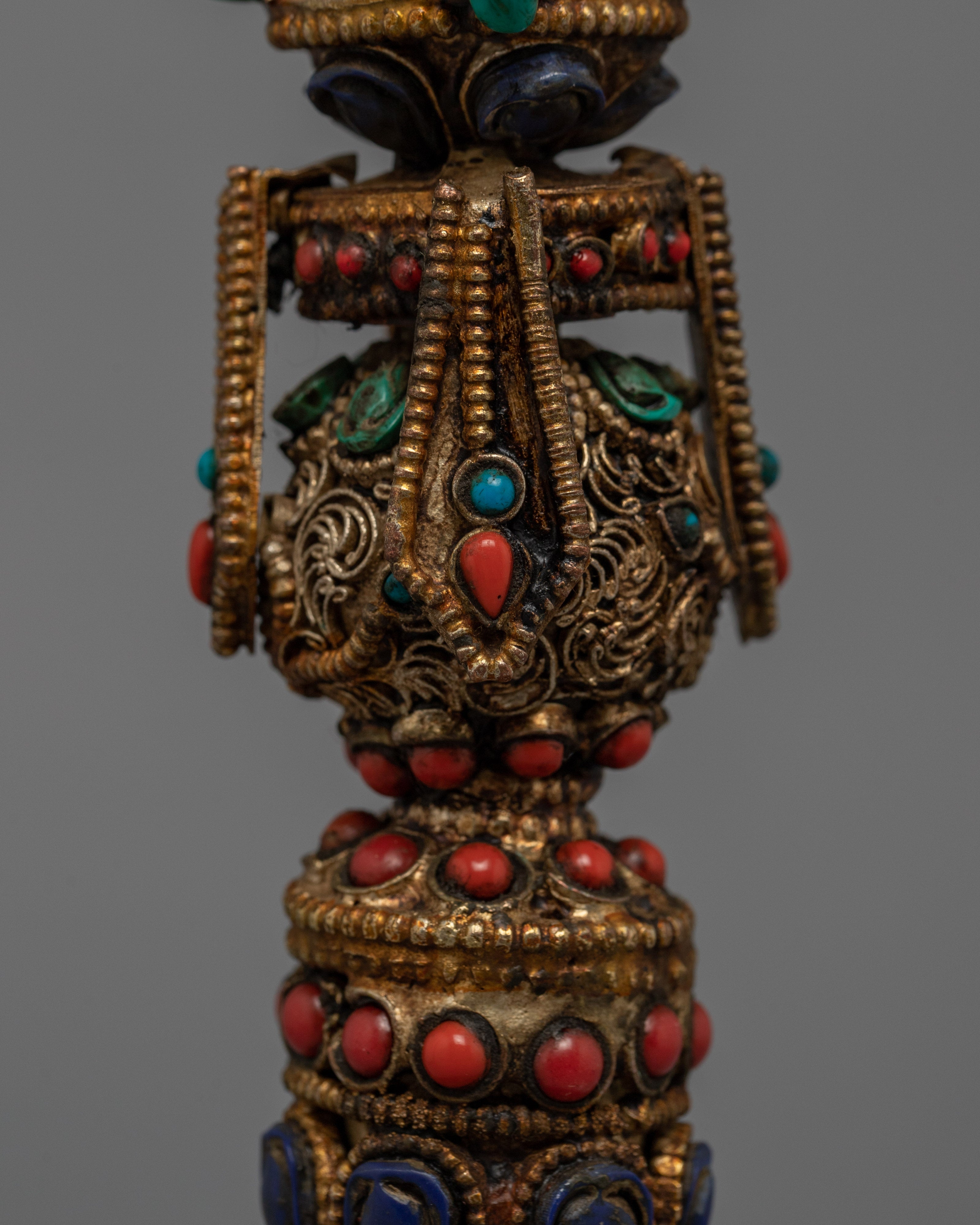 Buddhist Bell and Vajra | 24K Gold Plated