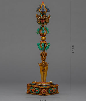 Phurba Tibetan for the Ritual Pupose | 24K Gold Plated