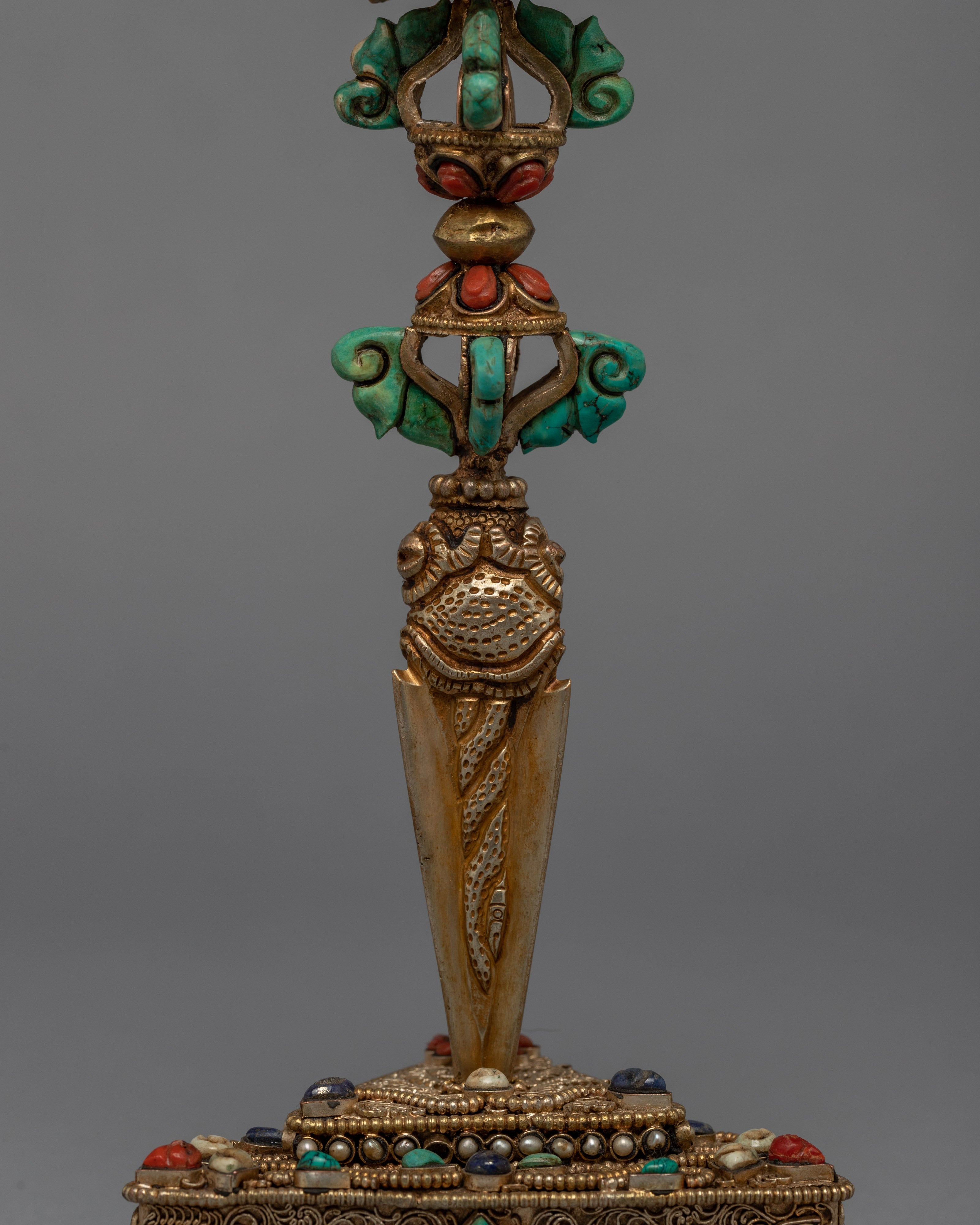 Buddhist Phurba | 24K Gold Plated