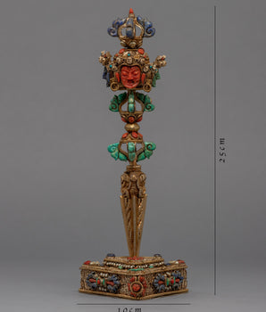 Buddhist Phurba | 24K Gold Plated