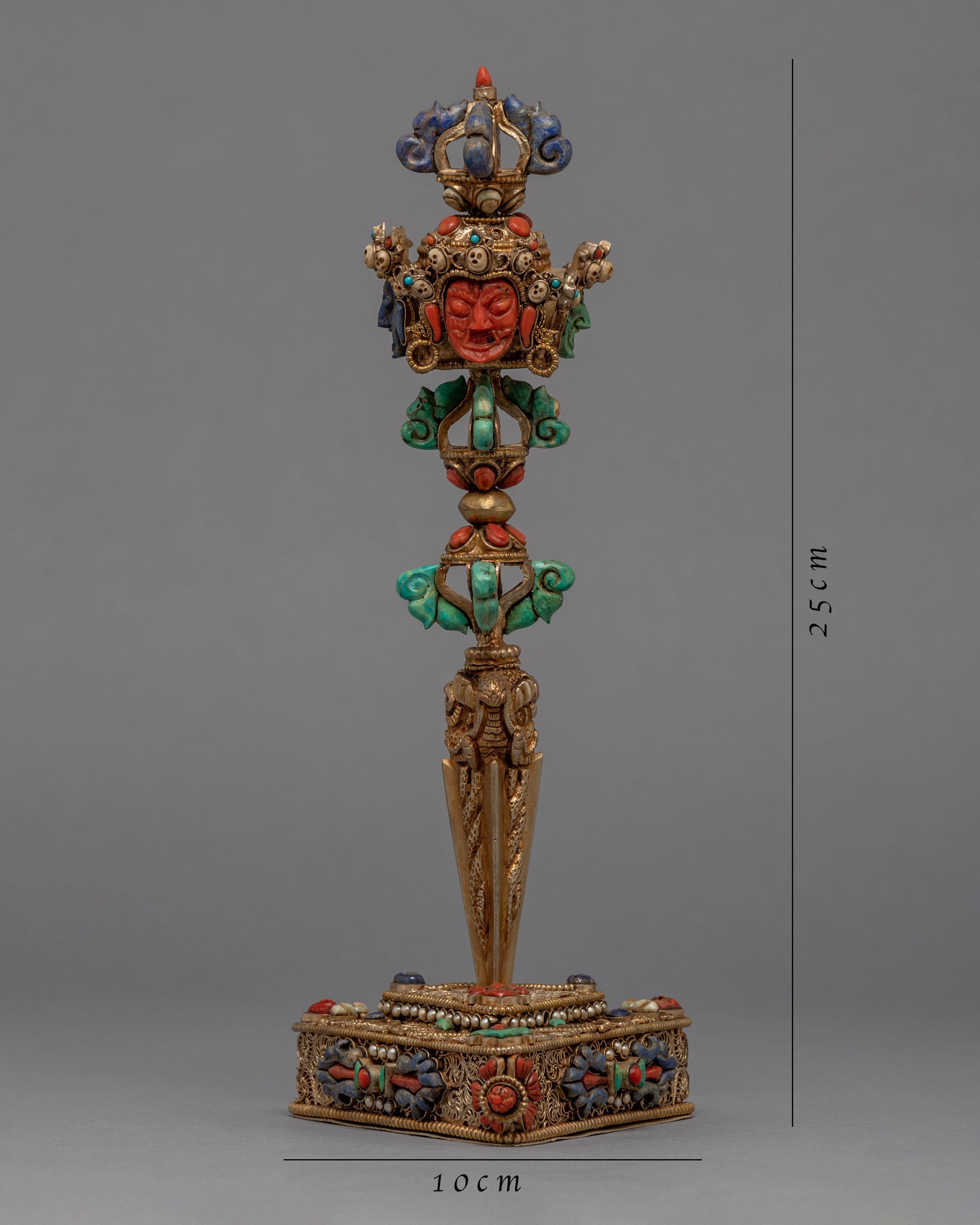 Buddhist Phurba | 24K Gold Plated