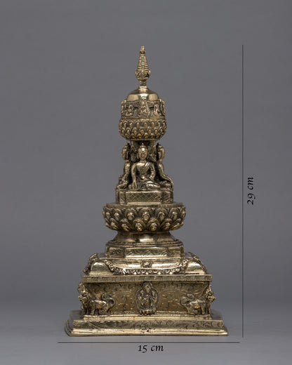 Brass Stupa | Home Decor