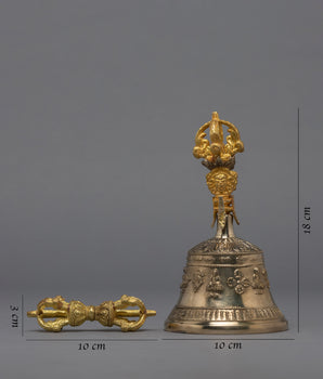 Buddhist Meditation Bell and Vajra | Buddhist Altar