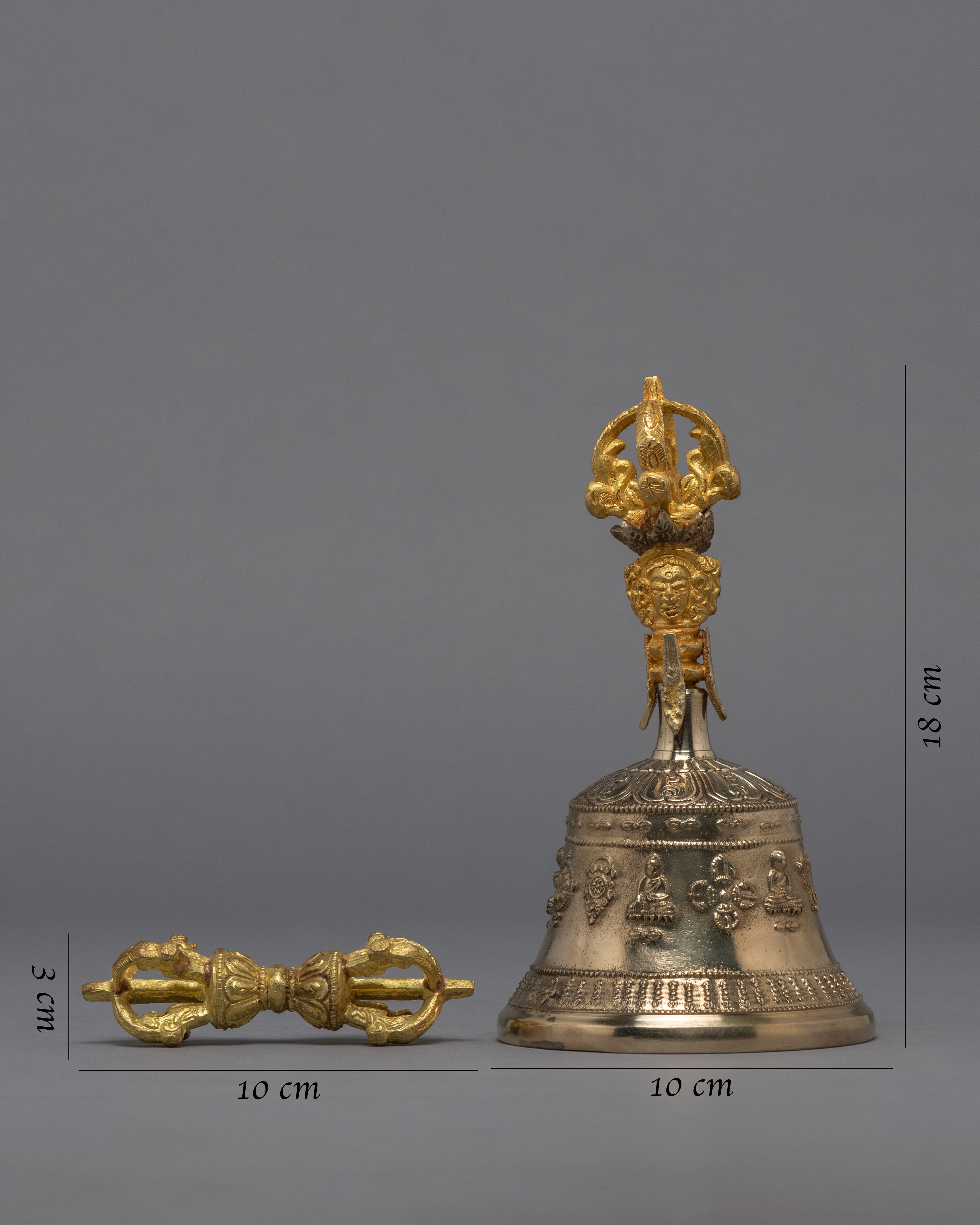 Buddhist Meditation Bell and Vajra | Buddhist Altar