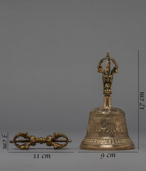 Vajra and Bell Set | Buddhist Ceremony Item