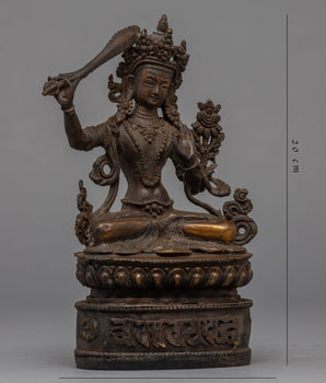 Maha Manjushri Sculpture | Traditional Himalayan Art