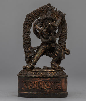 Chakrasamvara with Consort Statue