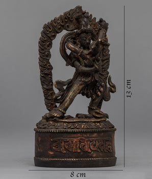 Chakrasamvara with Consort Statue | Buddhist Deity With Consort Sculpture