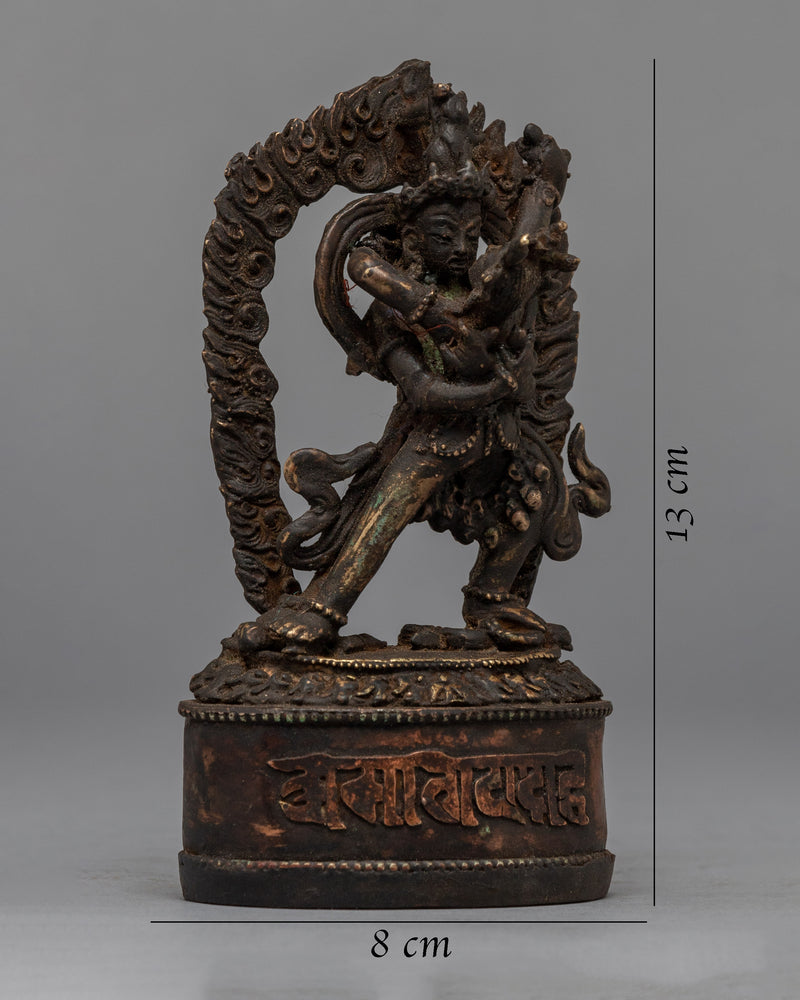 Chakrasamvara with Consort Statue | Buddhist Deity With Consort Sculpture