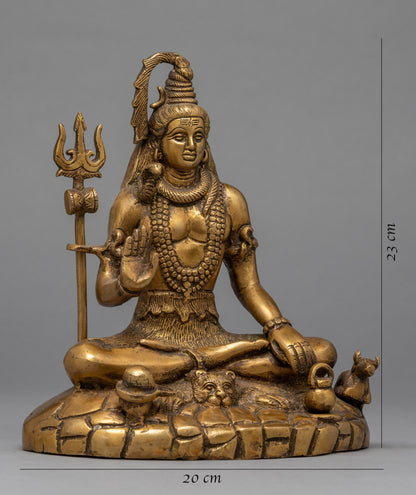 Brass Shiva Statue | Sculpture For the hoem Decor