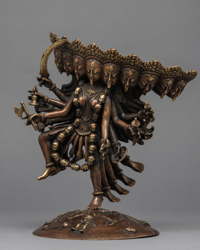 Wrathful Kali Statue | Traditional Art Work