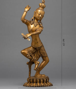 Parvati Goddess Statue | Brass Body Statue