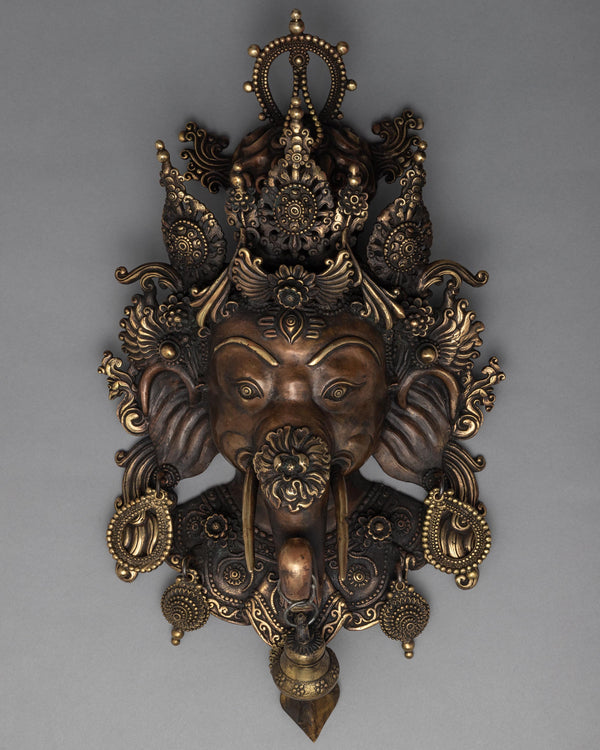 Ganesh Mask for Wall Hanging 