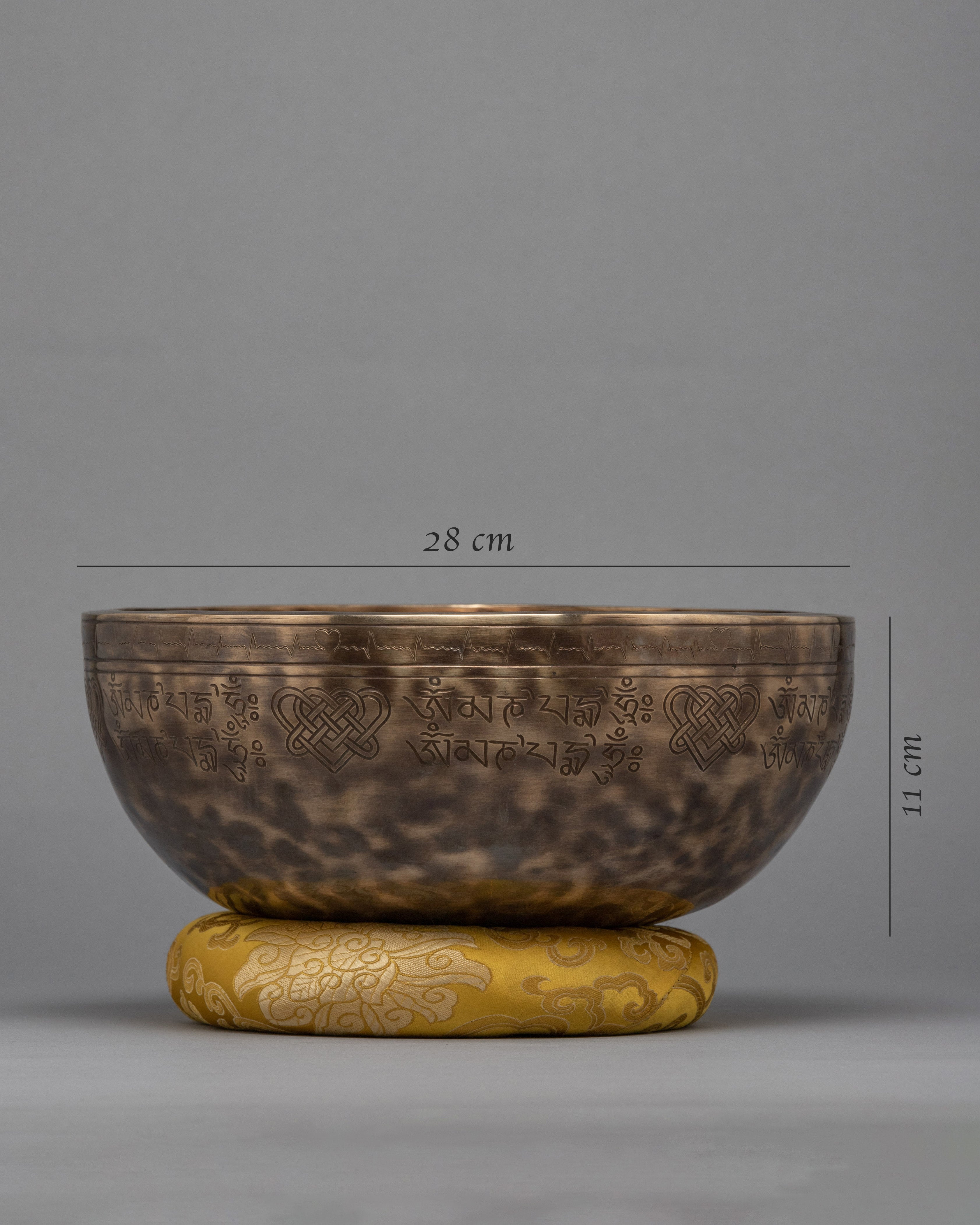 Jhumka Singing Bowl | Mantra Crafted Bowl | Healing Therapy