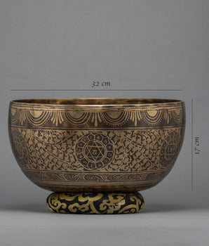 Deep Singing Bowl | Mantra Crafted Bowl | Sound Therapy