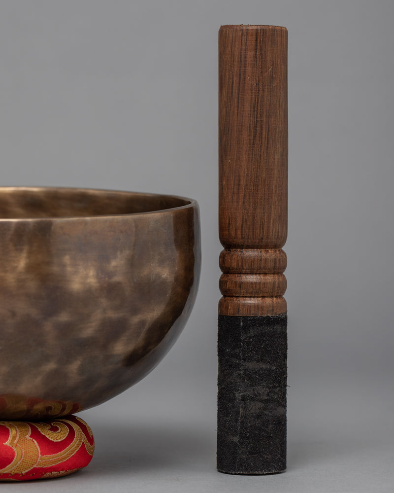 Buddhist Moon Singing Bowl | Mantra Crafted Bowl