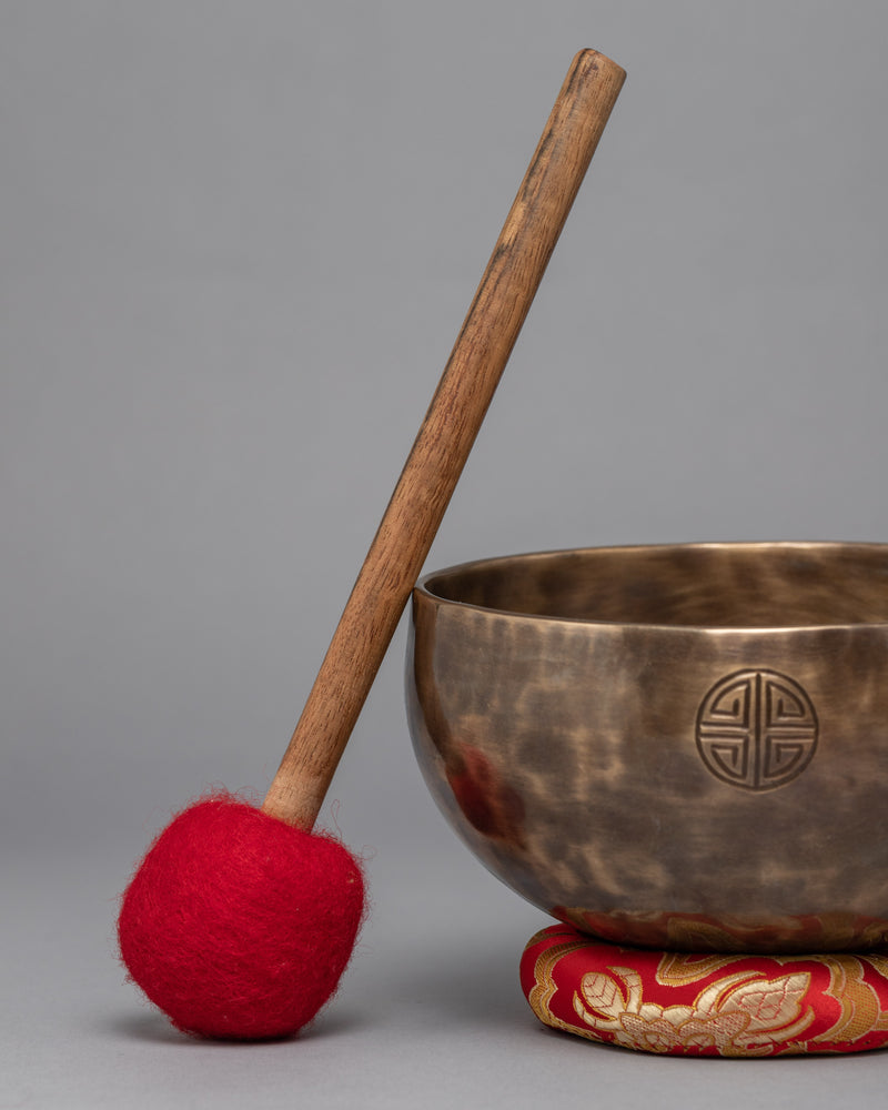 Buddhist Moon Singing Bowl | Mantra Crafted Bowl