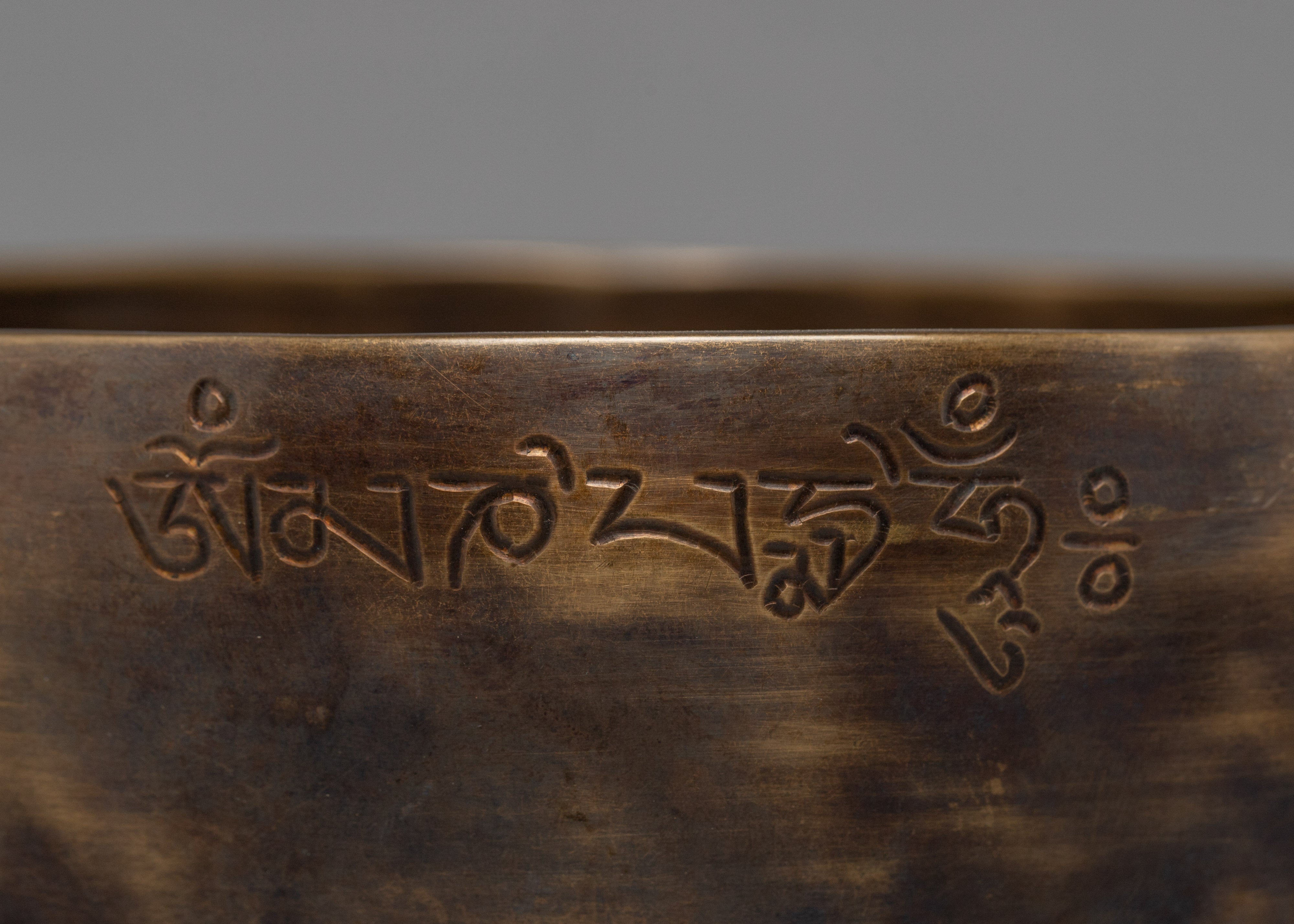 Hand-Beaten Moon Singing Bowl | Mantra Crafted Bowl