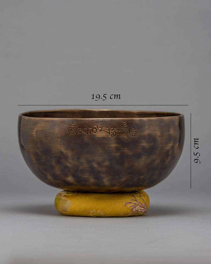 Hand-Beaten Moon Singing Bowl | Mantra Crafted Bowl