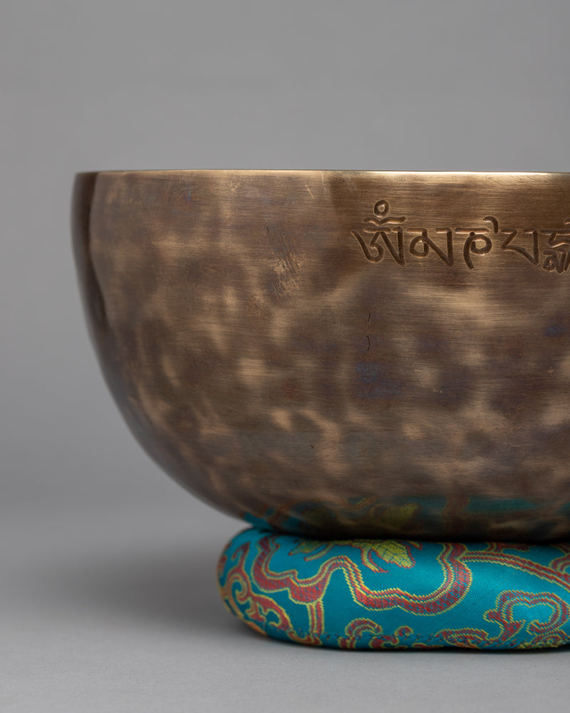 Hand-Carved Moon Singing Bowl | Himalayan Art