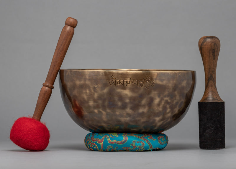 Hand-Carved Moon Singing Bowl | Himalayan Art