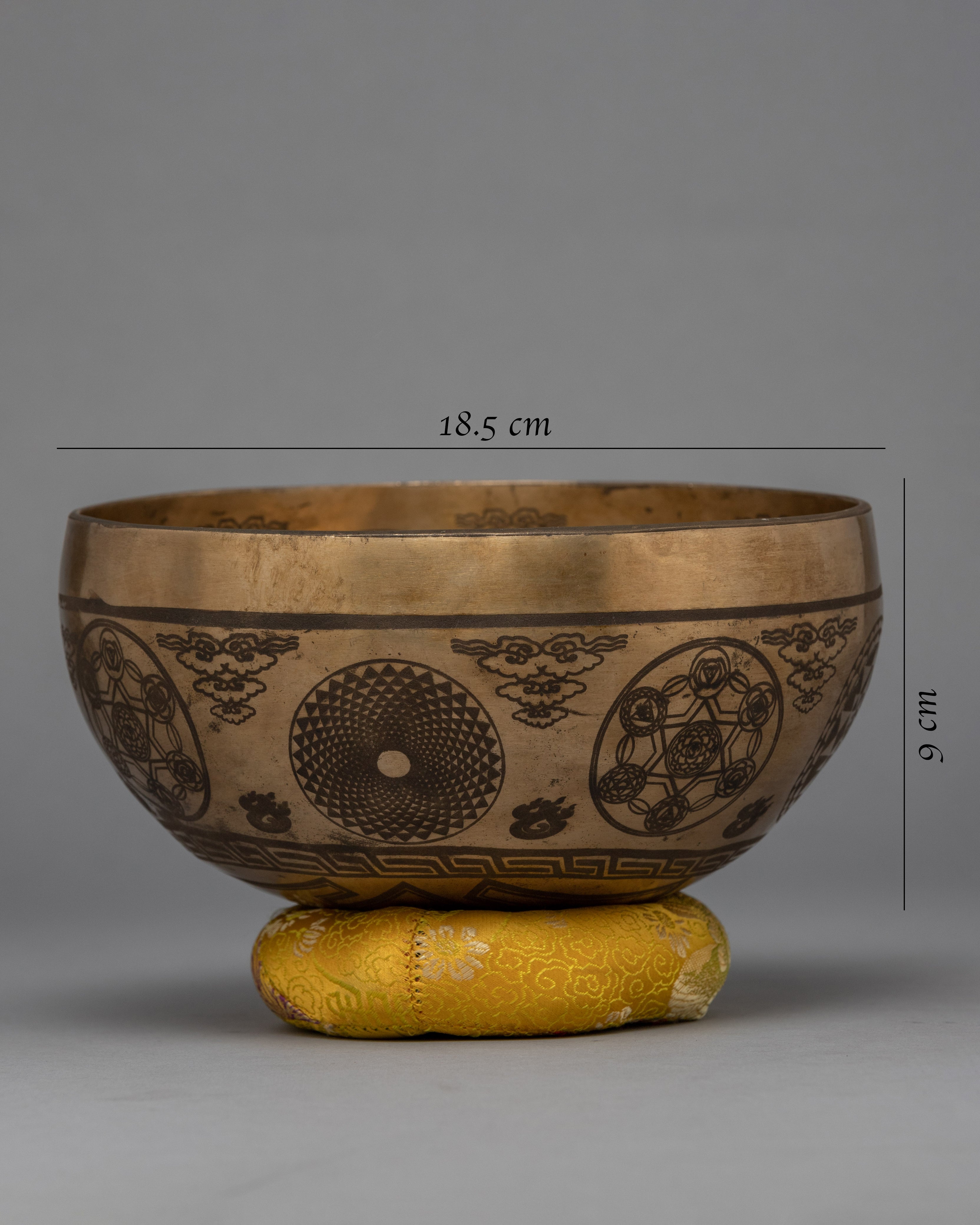 Tibetan Singing Bowl Meditation Chakra Healing | Brass Singing Bowl