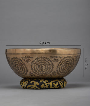 Yoga Singing Bowl | Brass Bowl with A2 frequency