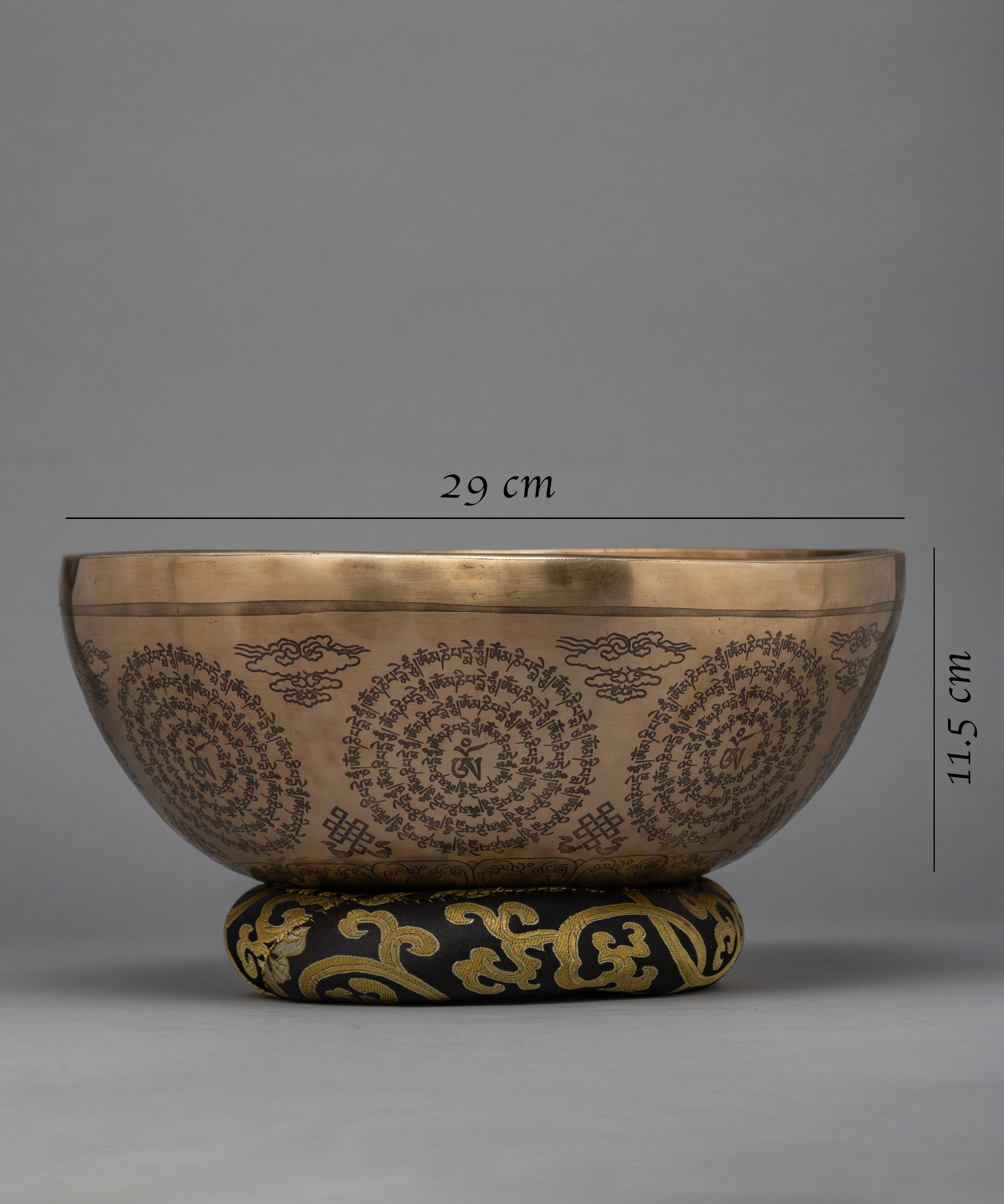 Yoga Singing Bowl | Brass Bowl with A2 frequency