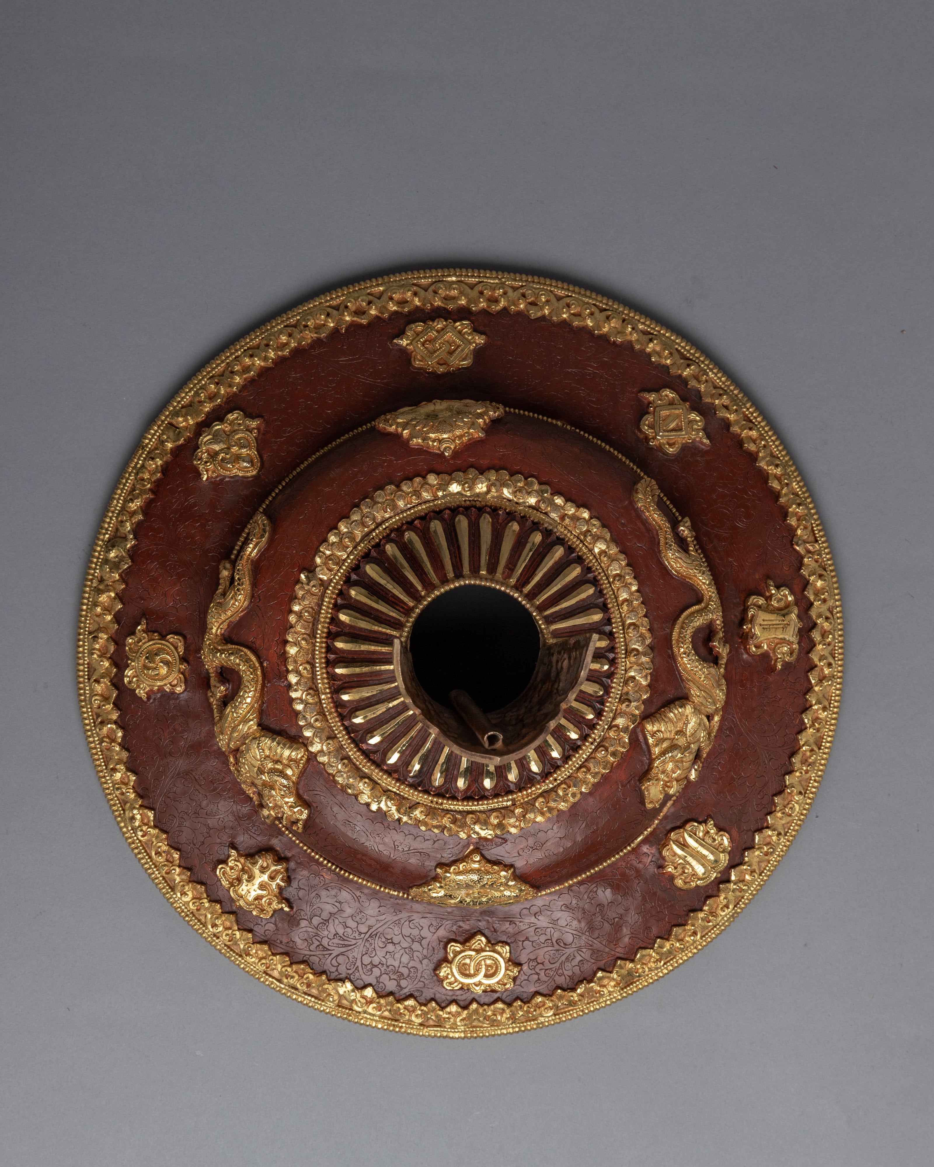 Tibetan Butter Lamp Set | Copper Lamp Set