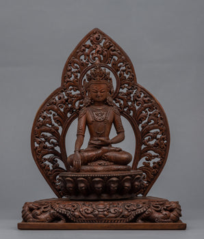 Wooden Shakyamuni Statue