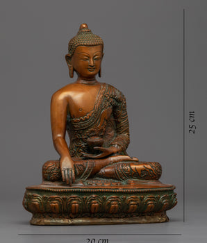 Buddha Shakyamuni Sculpture | Traditional Handcrafted Buddhist Statue