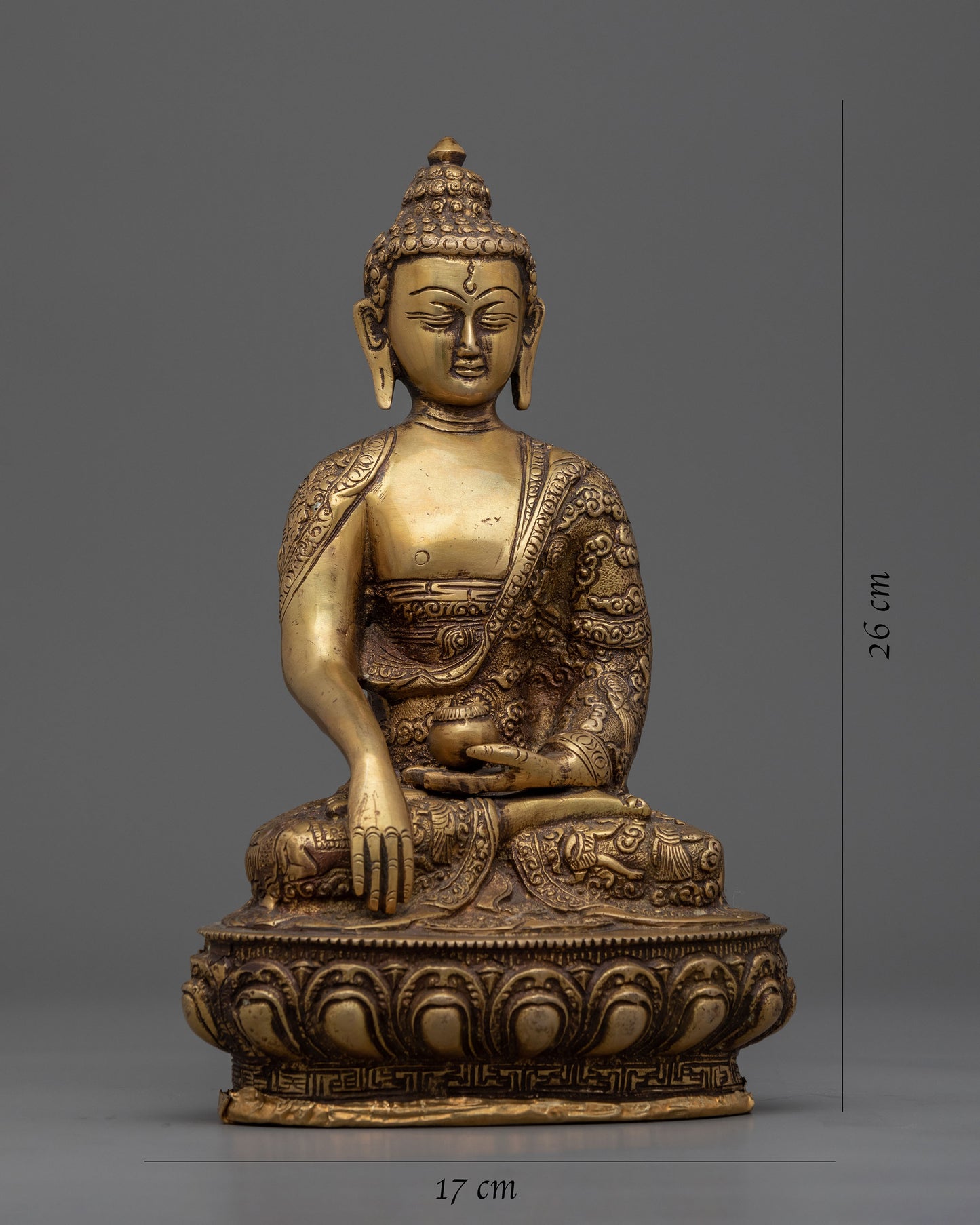 Buddha Shakyamuni Mantra Practice Statue | Handmade Art Collection