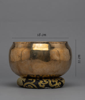 Rice Bowl Singing Bowl | Brass Singing Bowl