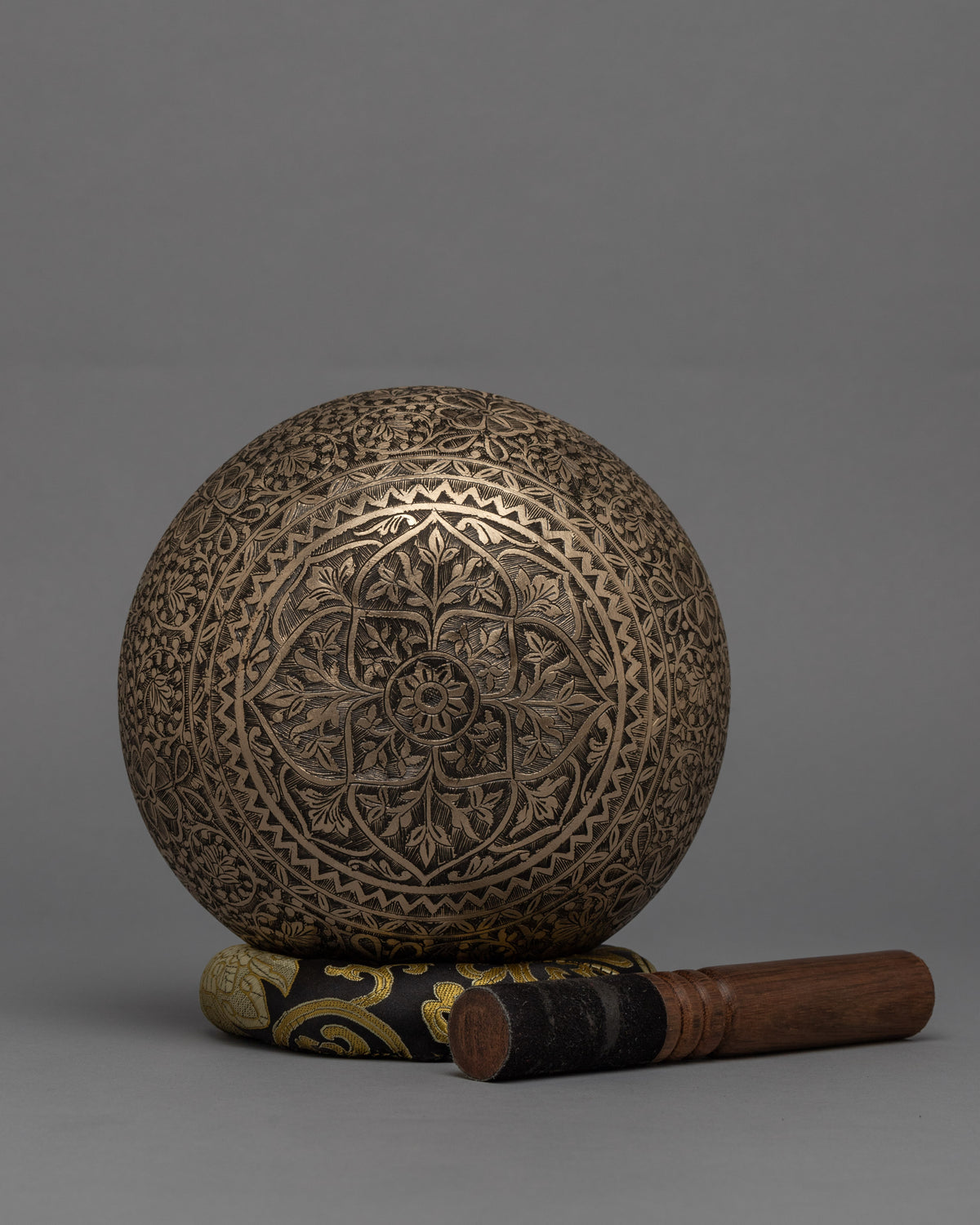 Full Carving Singing Bowl | Flower Design Bowl