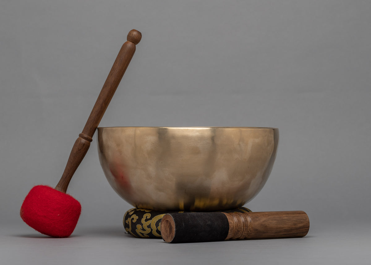 Plane Singing Bowls Meditation Practice by the Sound Produced | D3 Frequency