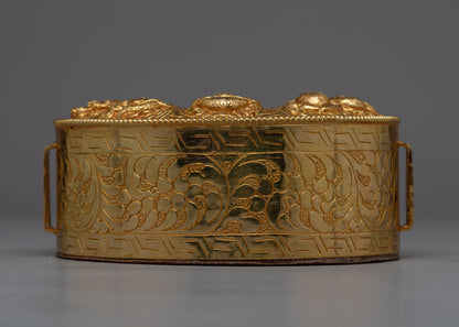 Ghau Box | 24K Gold Plated Treasure Box