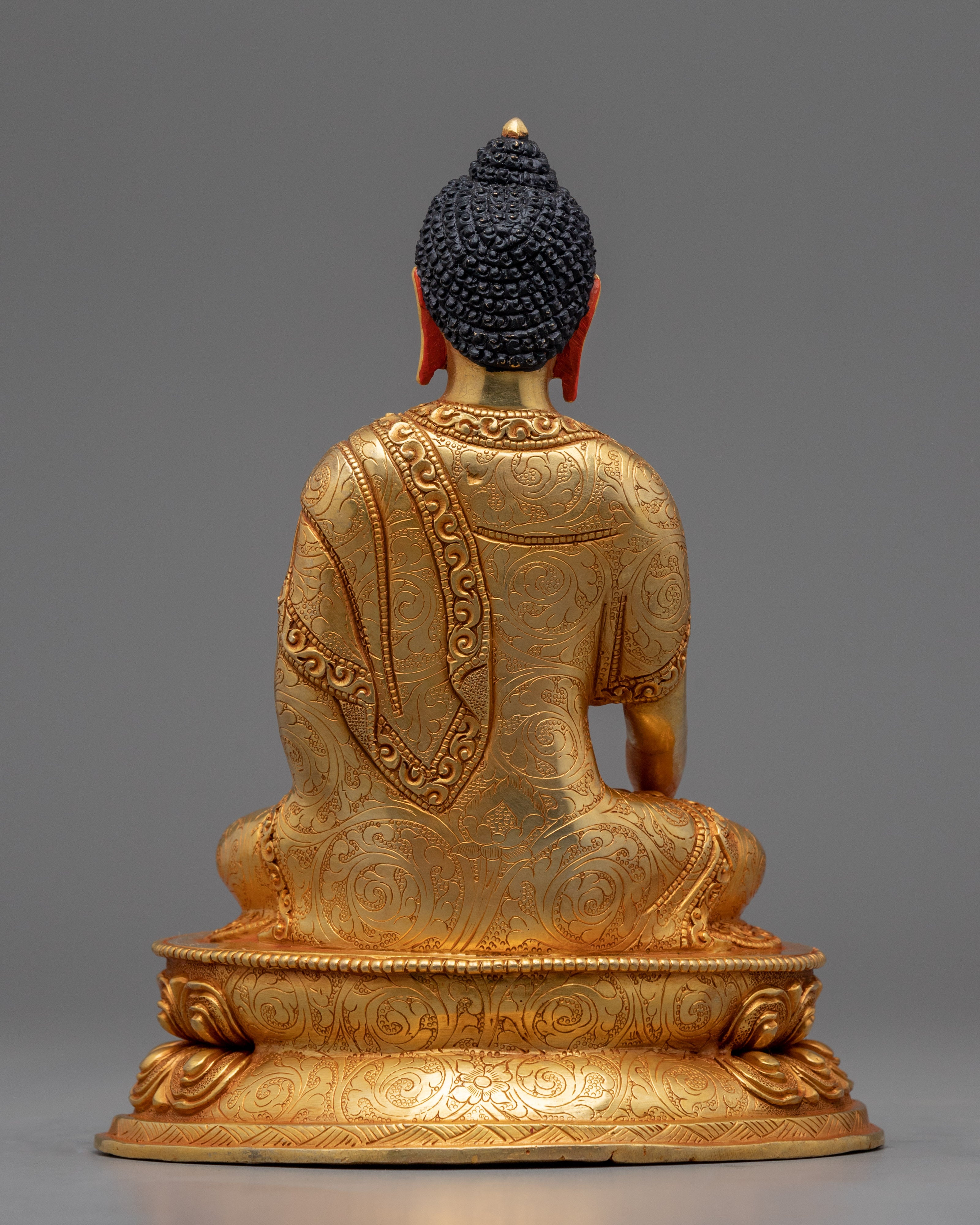 Shakyamuni Buddha Sculpture Art | Traditional Himalayan Statue