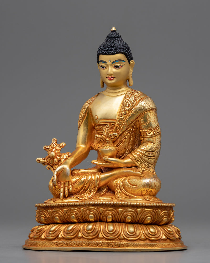 Tibetan Healing Buddha Statue | Himalayan Medicine Buddha Sculpture