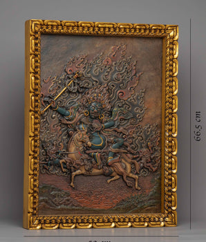 Palden Lhamo Thangka | Hand-Crafted Buddhist Deity Thangka