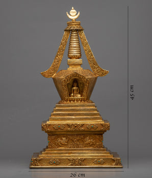Copper Body Stupa | Buddhist Art