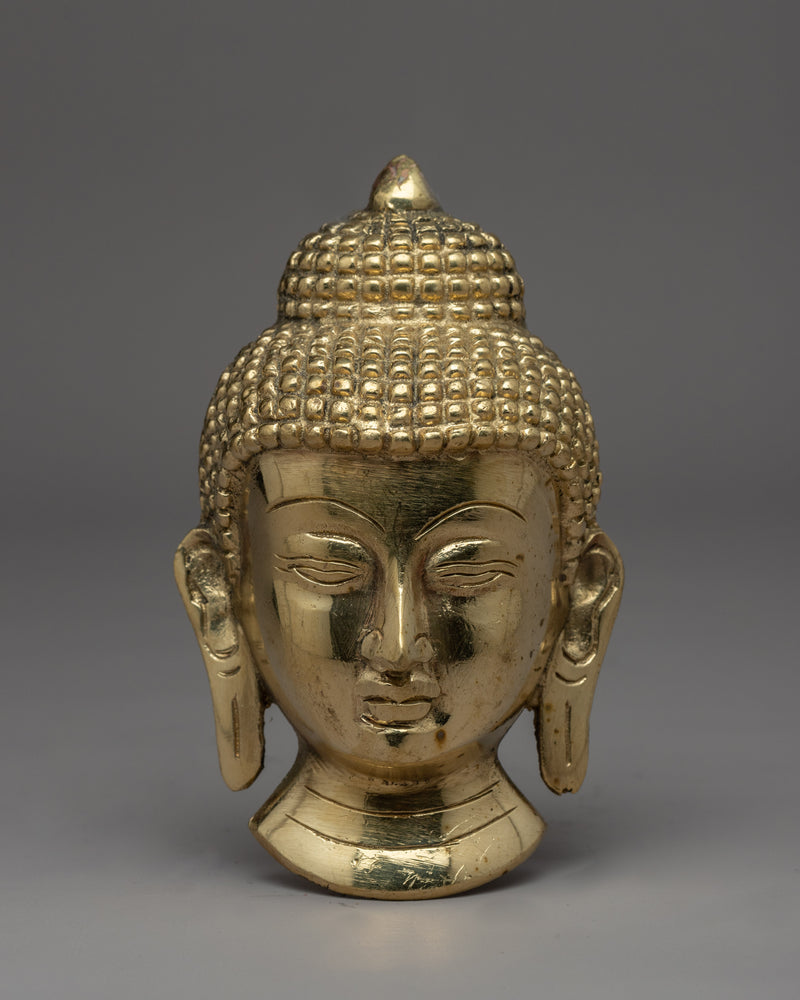 Buddha Heads Statue For the Meditation | Brass Head Statue