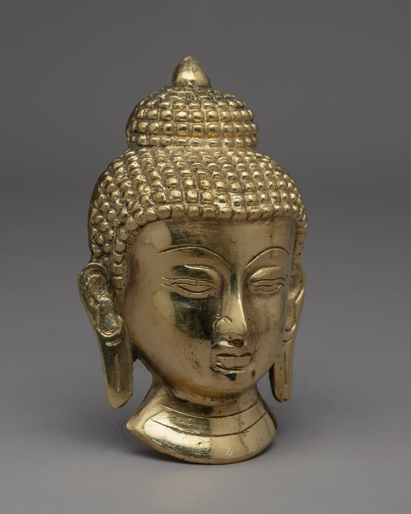 Buddha Heads Statue For the Meditation | Brass Head Statue