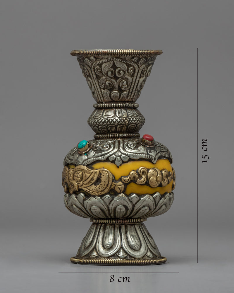 Flower Vase Decor | Buddhsit Himalayan Art