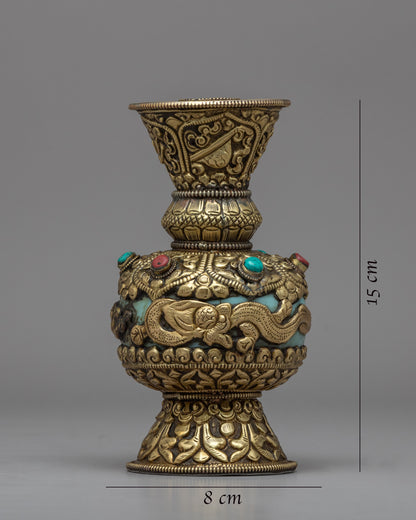 Flower Vase for Living Room | Himalayan Art Work